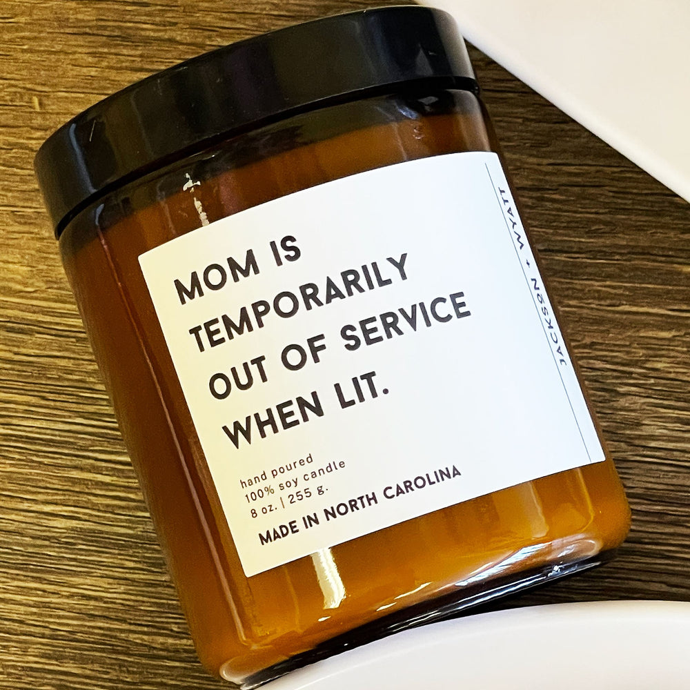 Mom Funny Candle