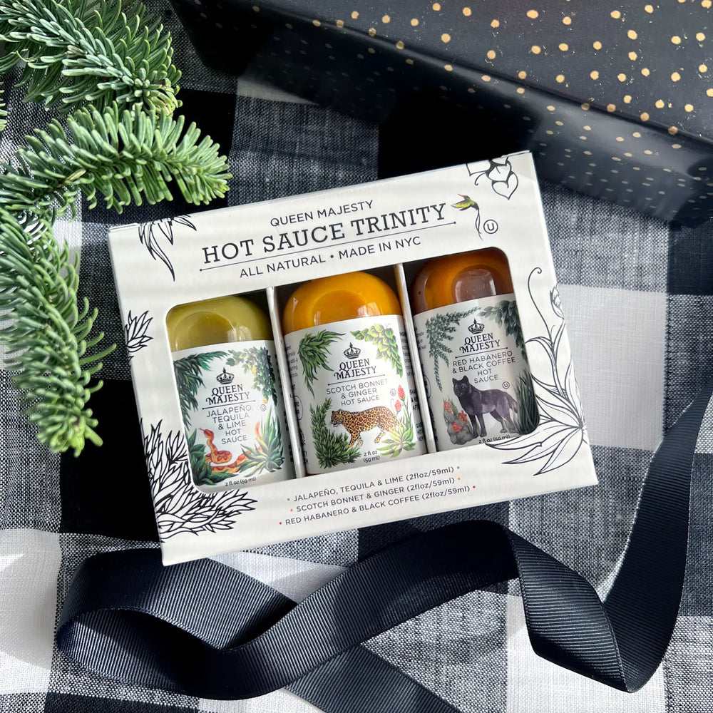 Queen Majesty Trinity Hot Sauce Sampler