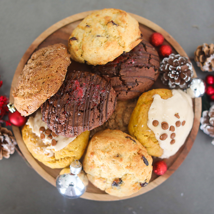 Gluten-Free Holiday Cheer Sampler of Large Scones